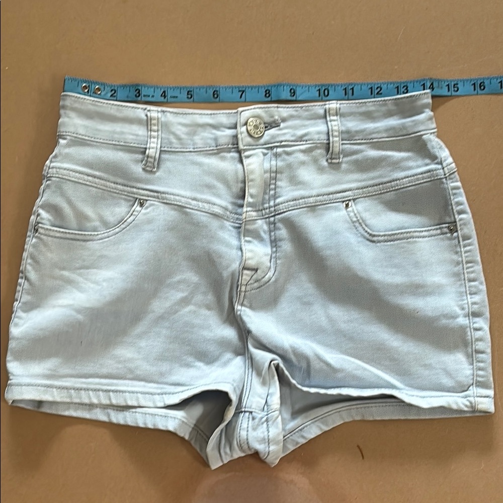 Light Gray Women's Denim Shorts